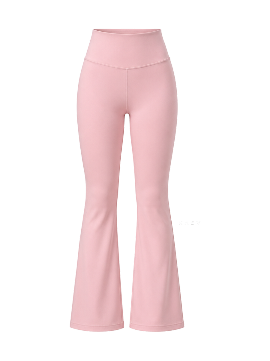 KAEV flare legging in pink